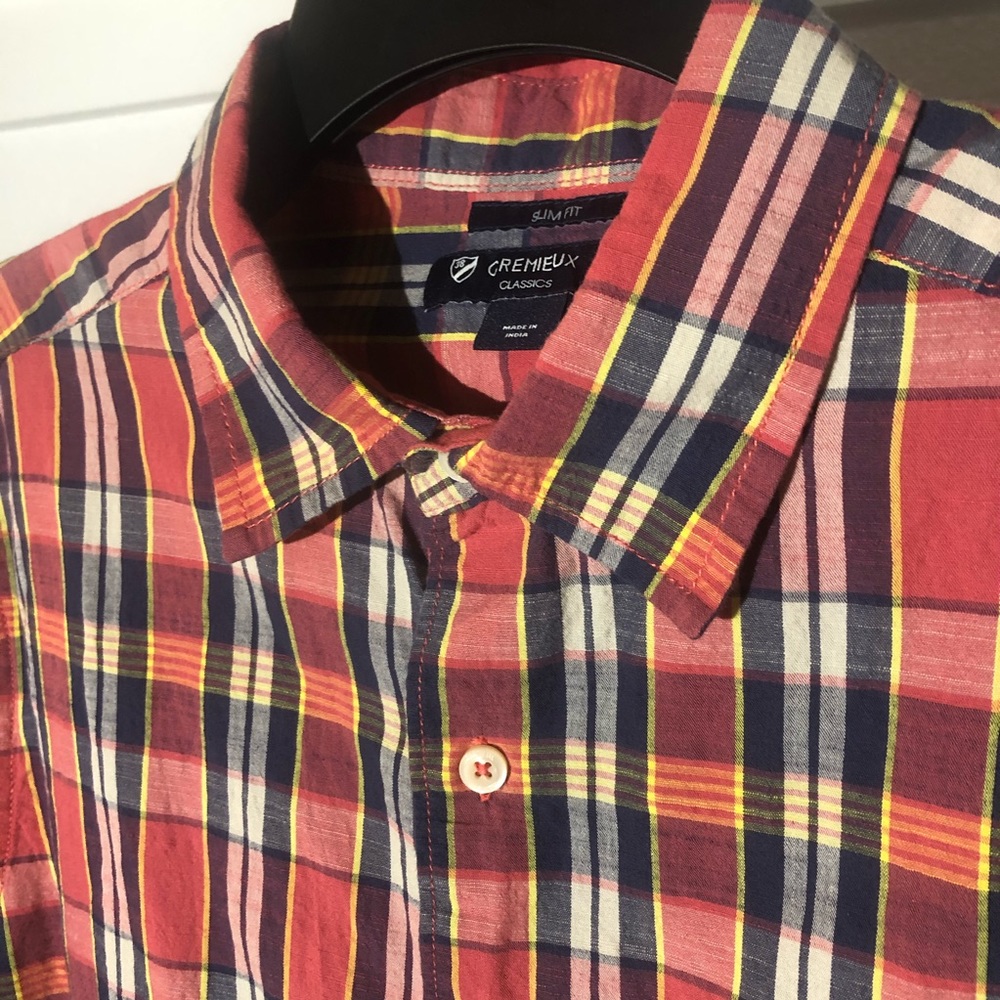 Cremieux button up shirt sleeve